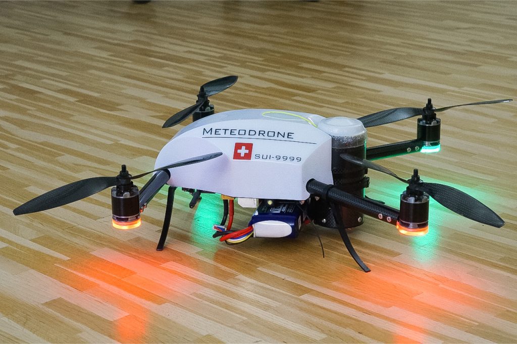 First version of the 'Meteodrone' multi-rotor UAS for atmospheric observation in the Planetary Boundary Layer (PBL)